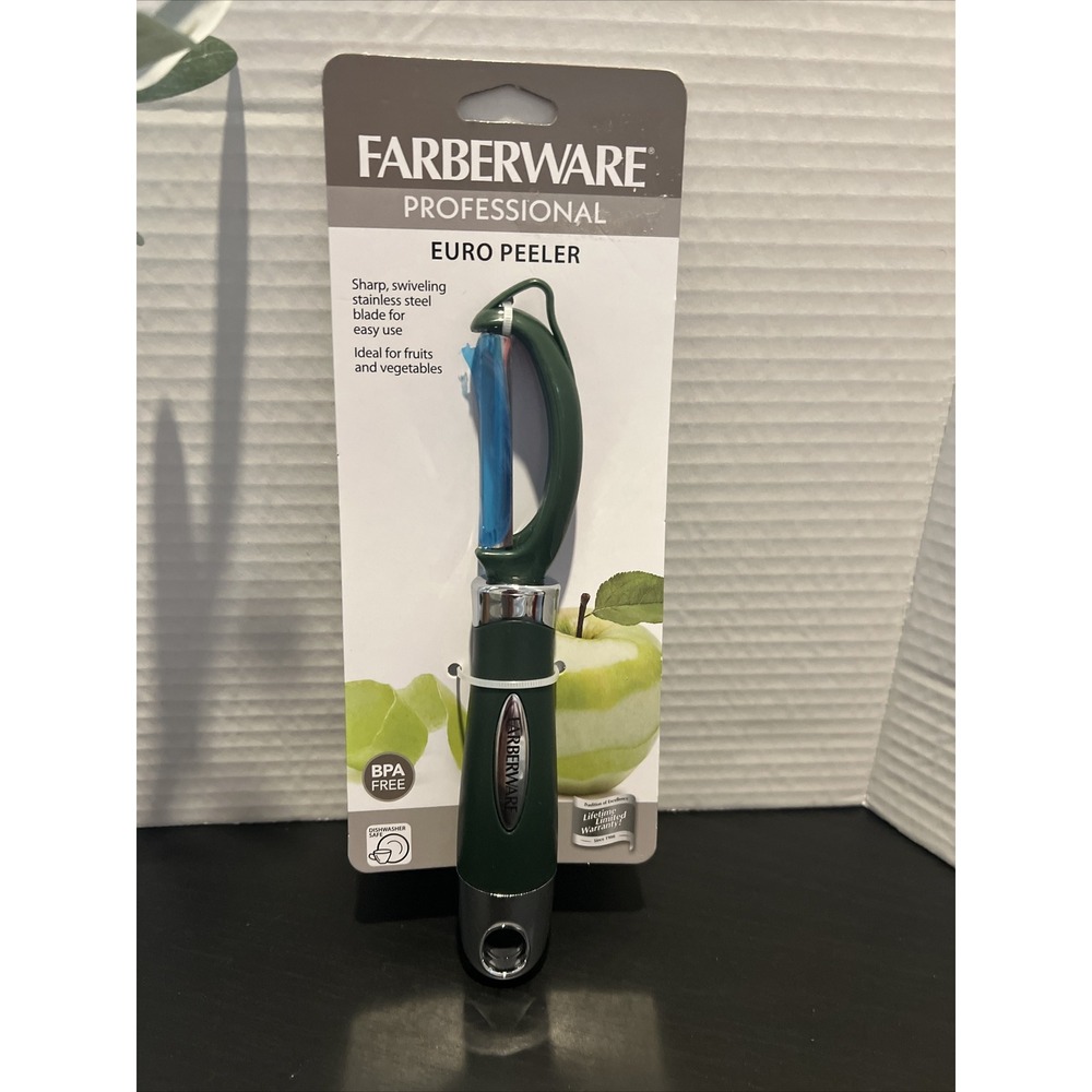 Farberware Professional Euro Vegetable Fruit Peeler with Stainless Steel Blade